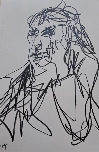 [2024] Untitled, Graphite on paper, Size Unknown